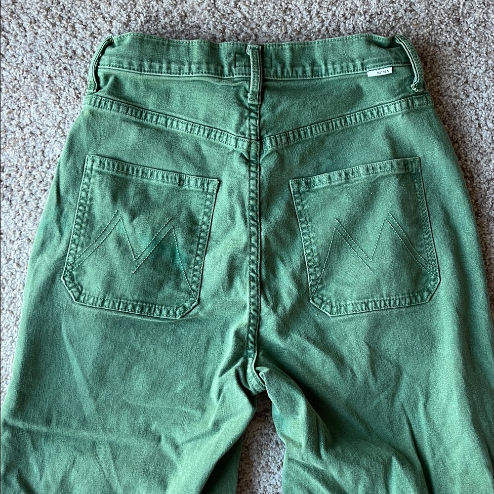 Mother Wrapper Patch Springy Ankle Pants - image 5